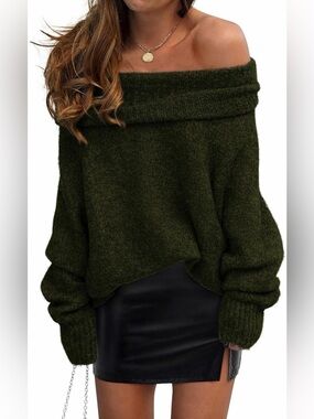 🆕 Women's Off The Shoulder Sweater